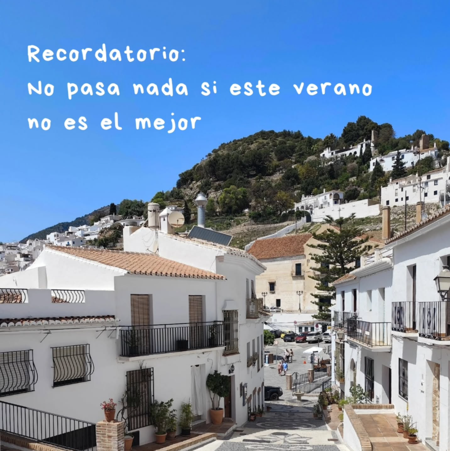 No pasa nada si este verano no es el mejor.